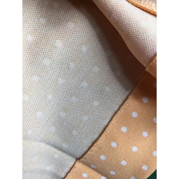 Vintage Country Miss Women's Knit Dress Polka Dot Collared Front Zip Size 18 - Picture 10 of 10